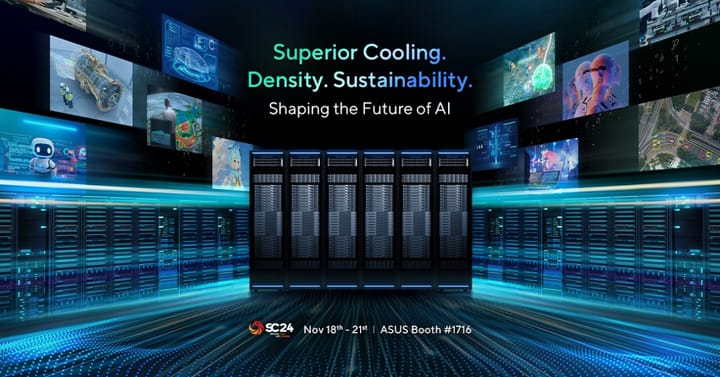 ASUS showcases new NVIDIA-based AI/HPC infrastructure solutions at SC24