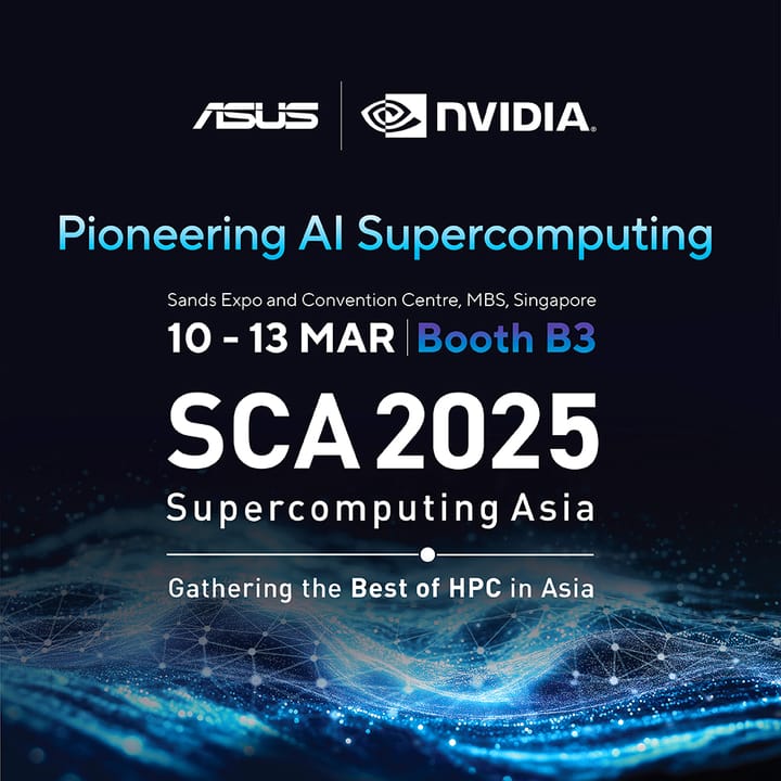 Supercomputing Asia 2025 starts with ASUS showcasing various server solutions